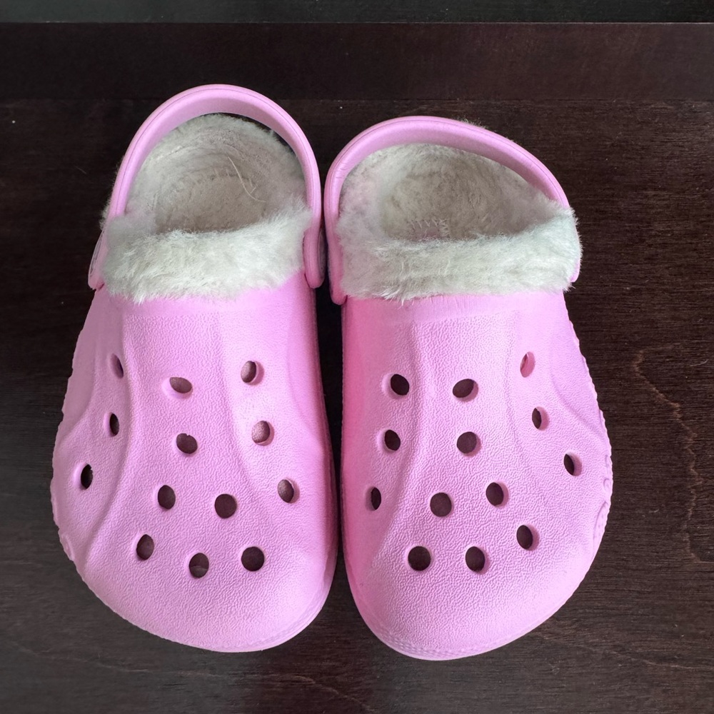 Toddler Fleece Lined Clogs - Pink